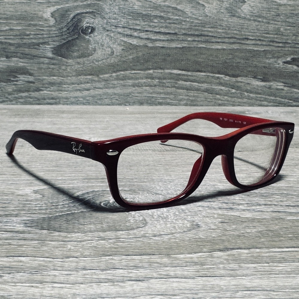 Ray-Ban RB 1531‎ 3592 Eyeglass Frames Kids 46-16-125 Red Wayfarer Frames Only